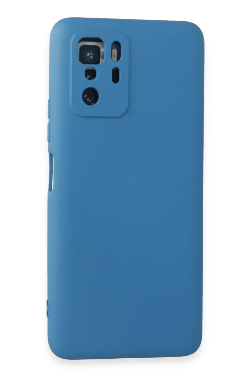 Xiaomi Poco X3 GT Kılıf Nano içi Kadife Silikon - Mavi