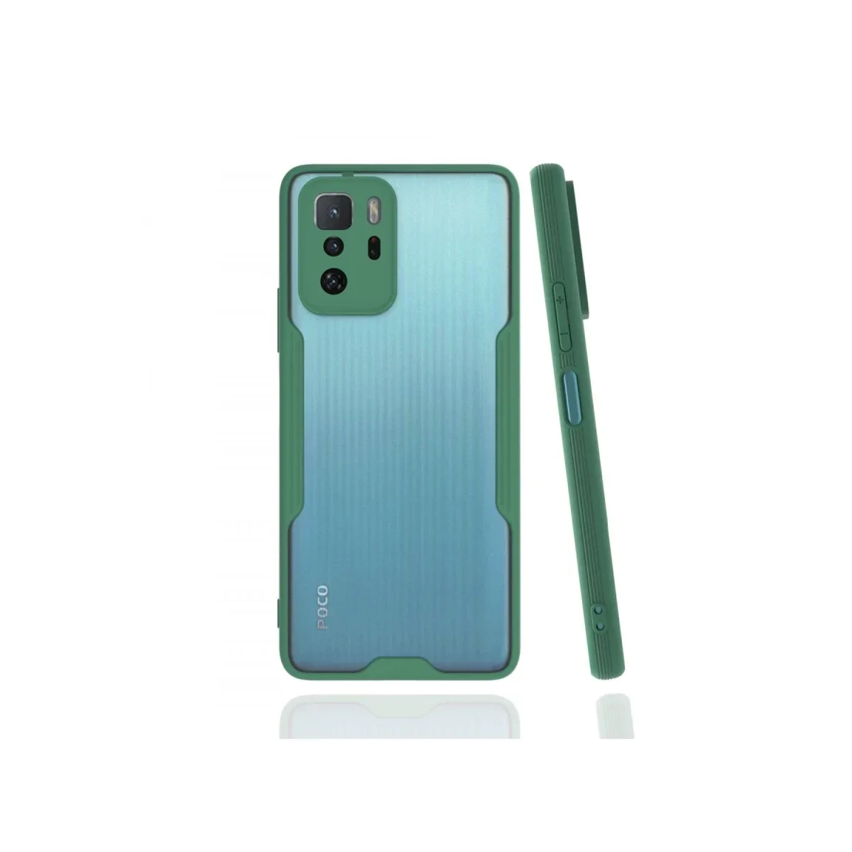 Xiaomi Poco X3 GT Kılıf Platin Silikon - Yeşil Xiaomi Poco X3 GT Kılıf Platin Silikon - Yeşil