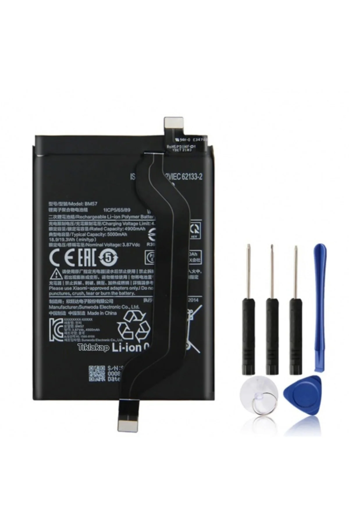 Xiaomi Poco X3 Gt Pil Batarya Bm57 Ve Tamir Seti