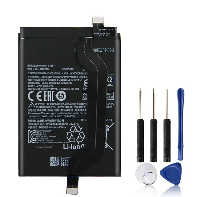 Xiaomi Poco X3 Gt Pil Batarya Bm57 Ve Tamir Seti