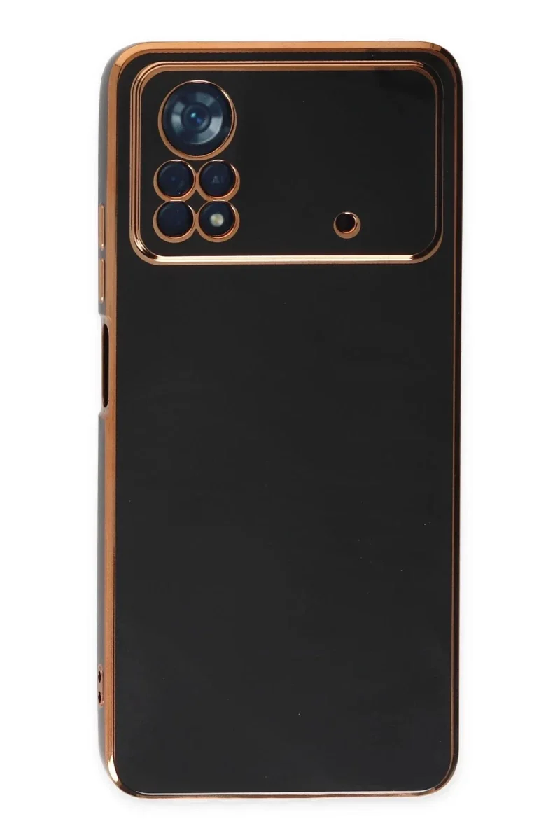 Xiaomi Poco X4 Pro 5G Kılıf Volet Silikon - Siyah Xiaomi Poco X4 Pro 5G Kılıf Volet Silikon - Siyah