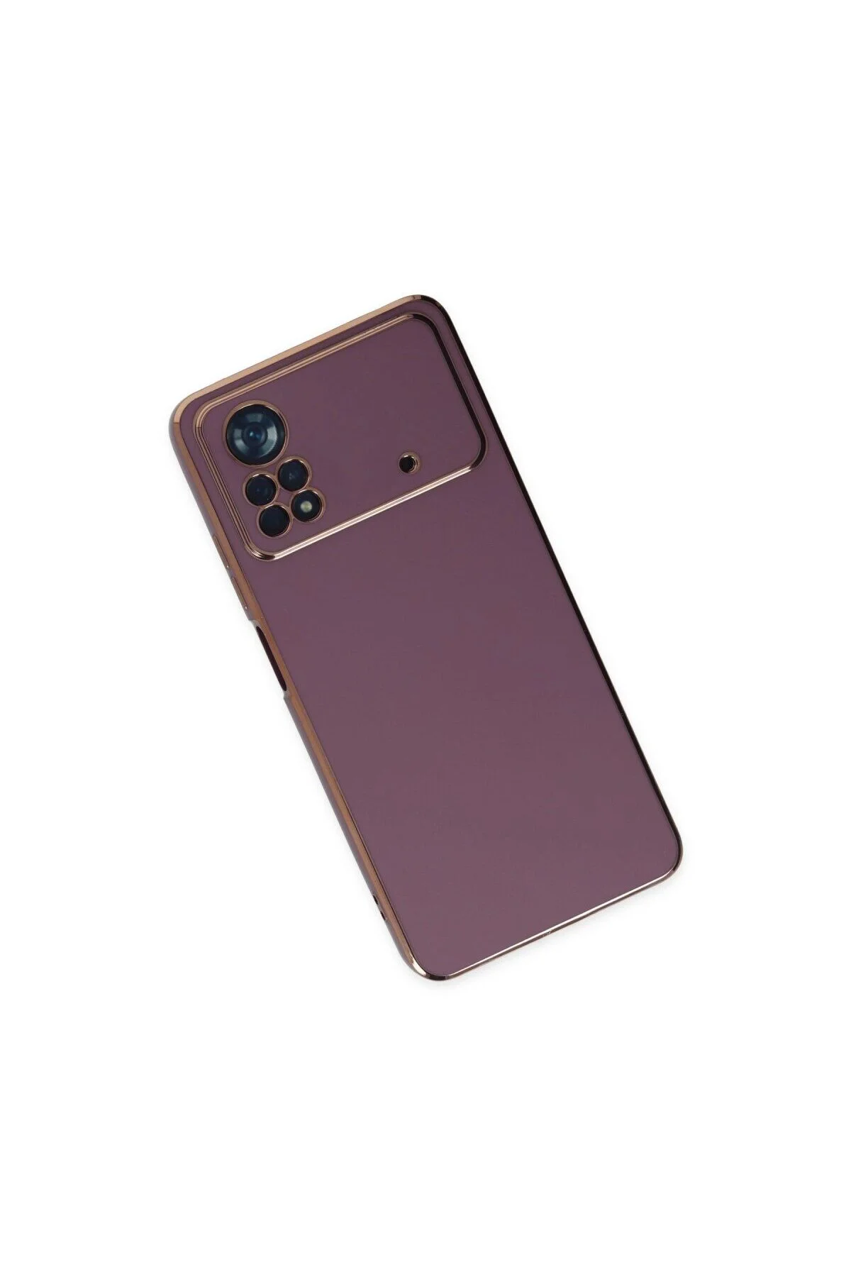Xiaomi Poco X4 Pro 5g Kılıf Volet Silikon - Mor Xiaomi Poco X4 Pro 5g Kılıf Volet Silikon - Mor