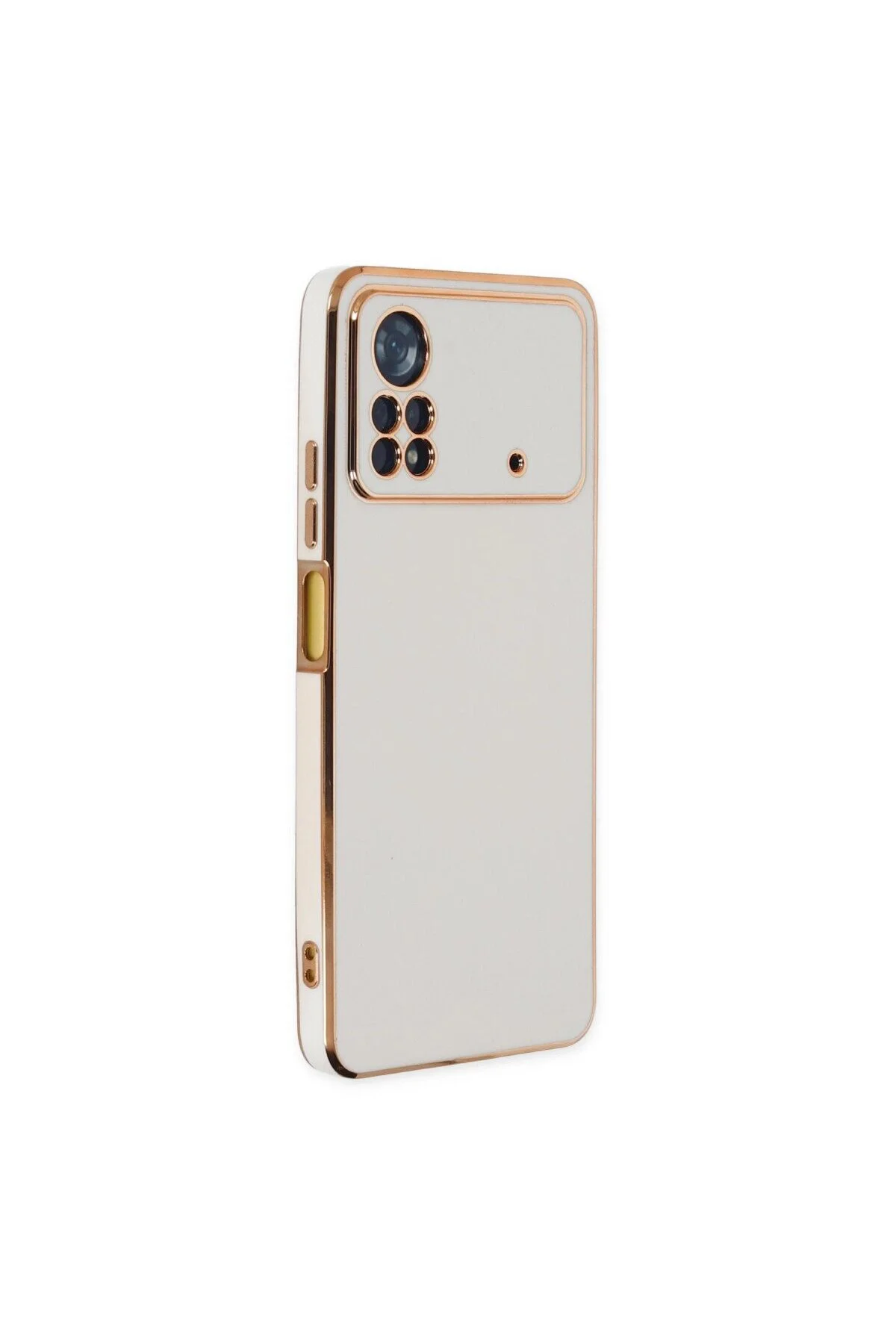 Xiaomi Poco X4 Pro 5g Kılıf Volet Silikon - Beyaz