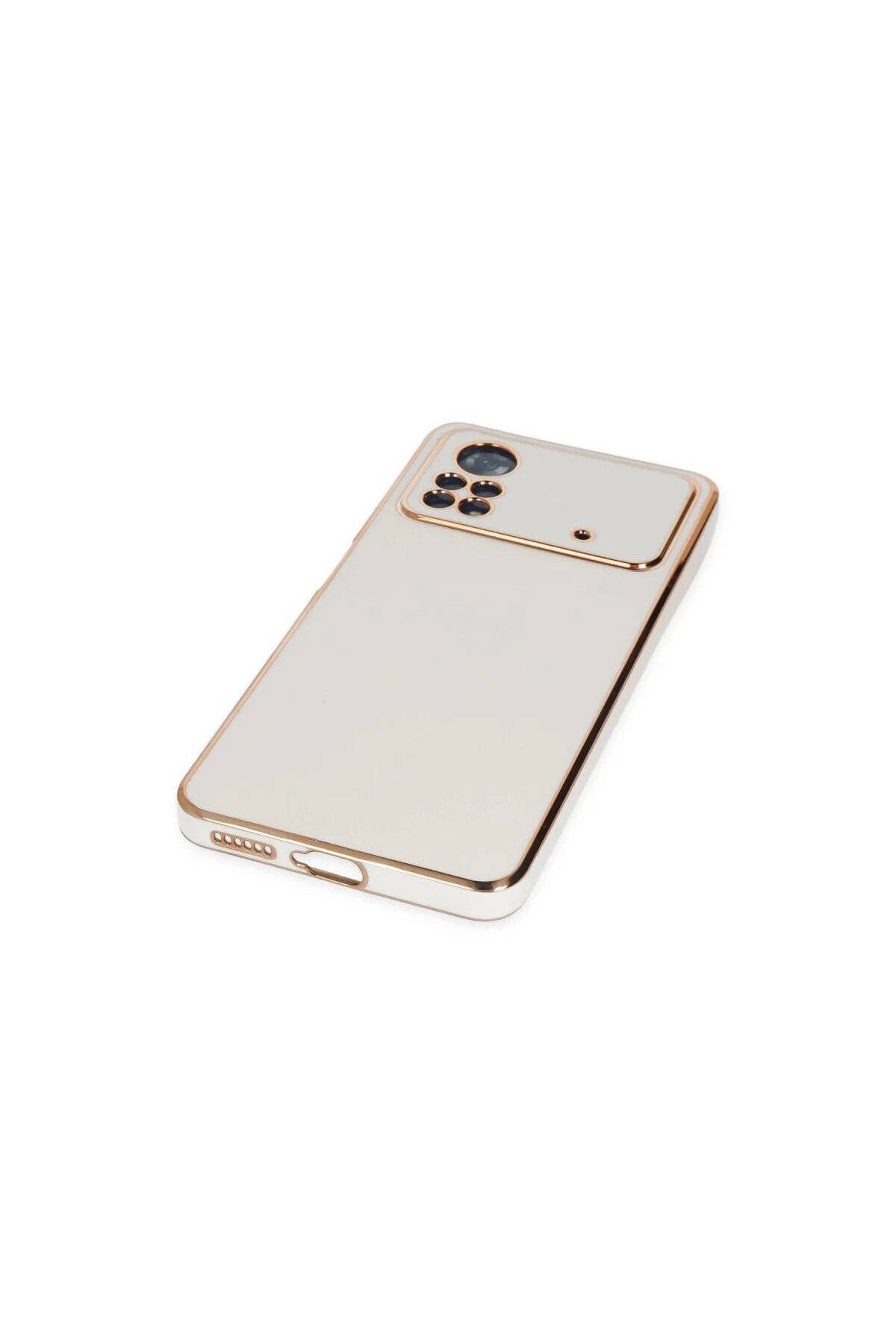 Xiaomi Poco X4 Pro 5g Kılıf Volet Silikon - Beyaz