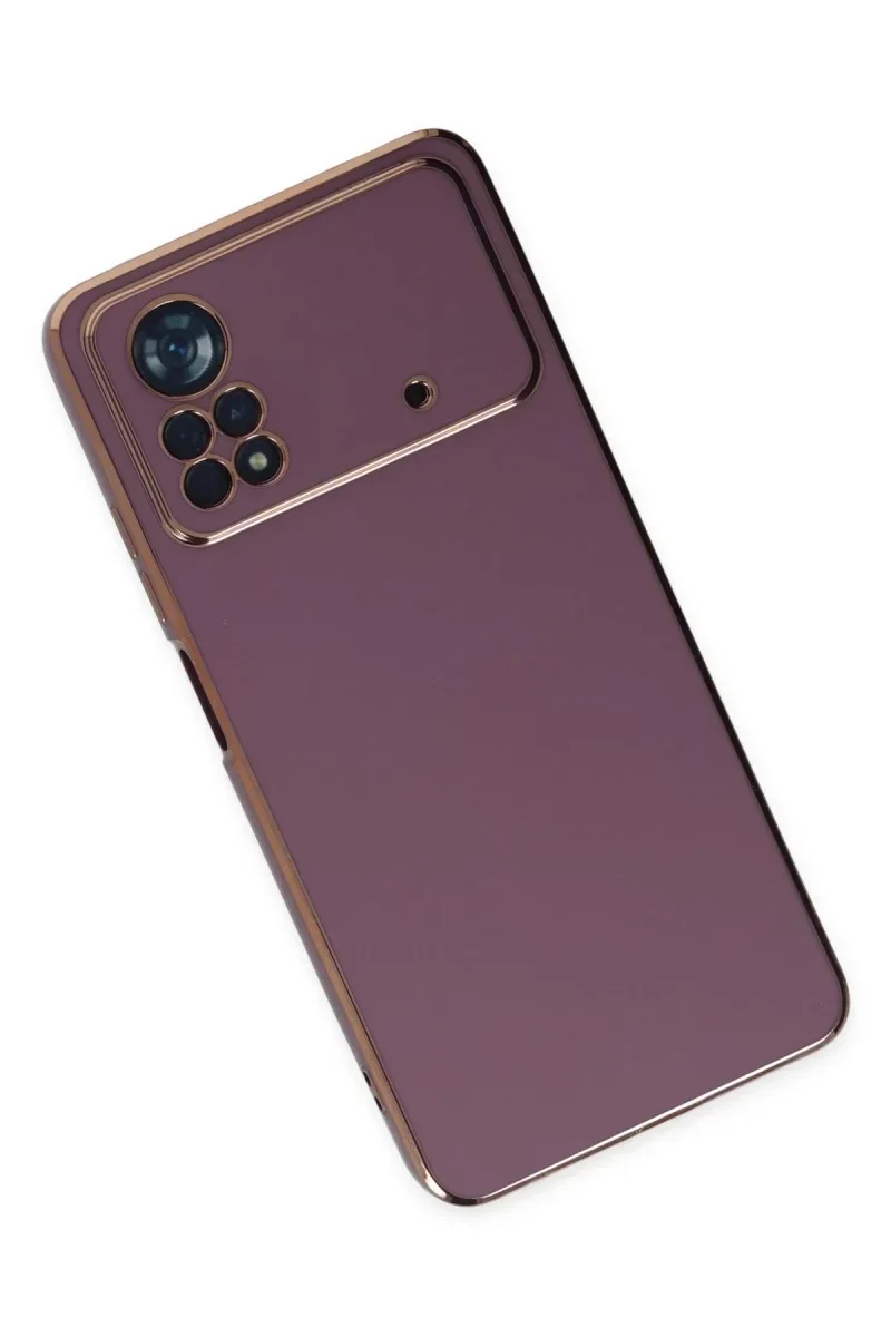 Xiaomi Poco X4 Pro 5G Kılıf Volet Silikon - Mor Xiaomi Poco X4 Pro 5G Kılıf Volet Silikon - Mor