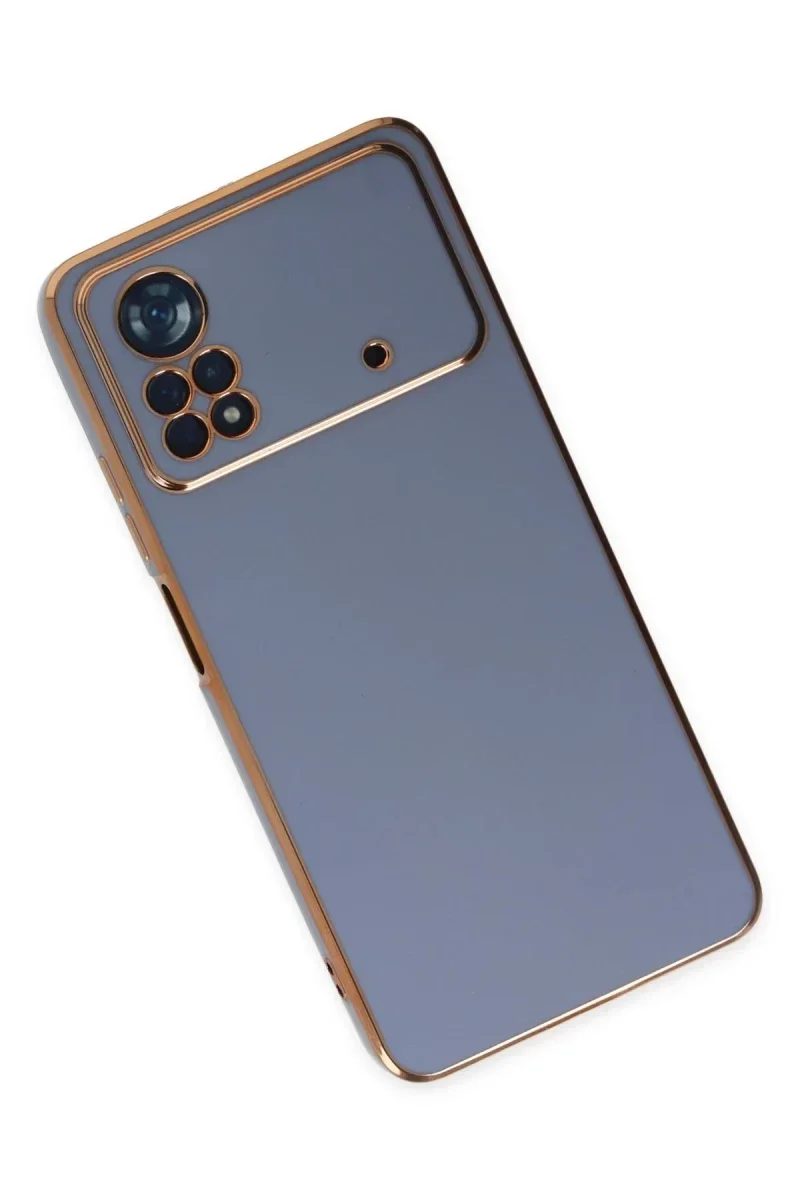 Xiaomi Poco X4 Pro 5G Kılıf Volet Silikon - Mavi Xiaomi Poco X4 Pro 5G Kılıf Volet Silikon - Mavi