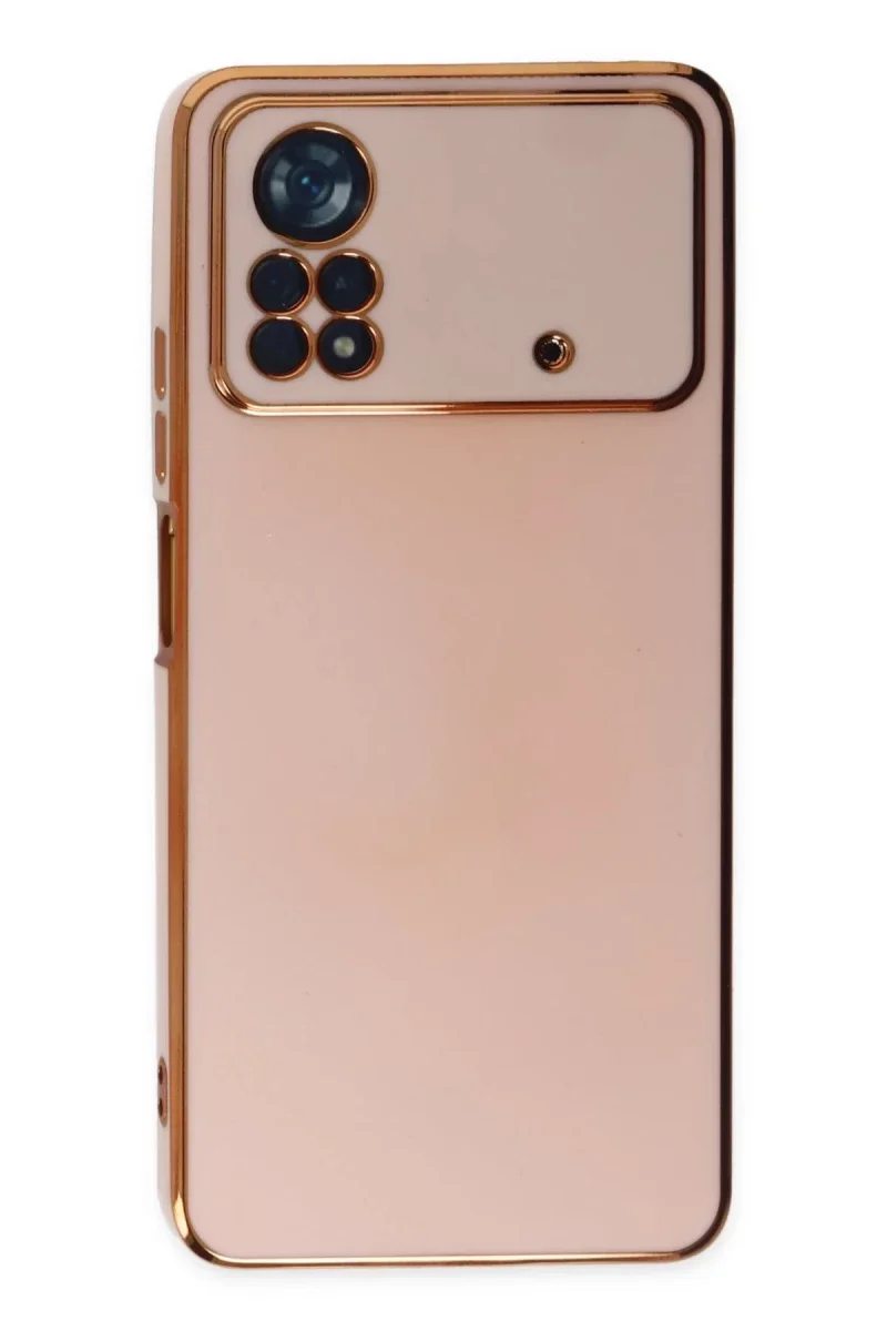 Xiaomi Poco X4 Pro 5G Kılıf Volet Silikon - Pembe