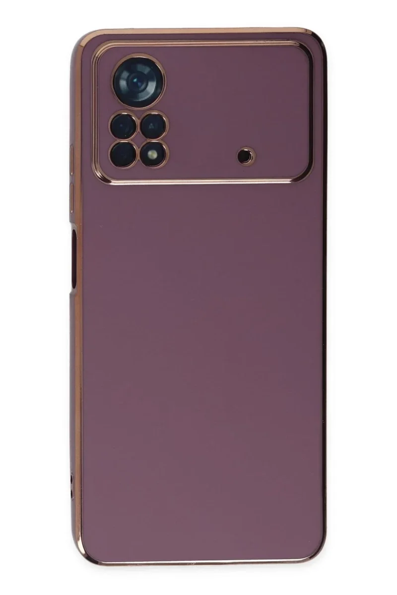 Xiaomi Poco X4 Pro 5G Kılıf Volet Silikon - Mor Xiaomi Poco X4 Pro 5G Kılıf Volet Silikon - Mor