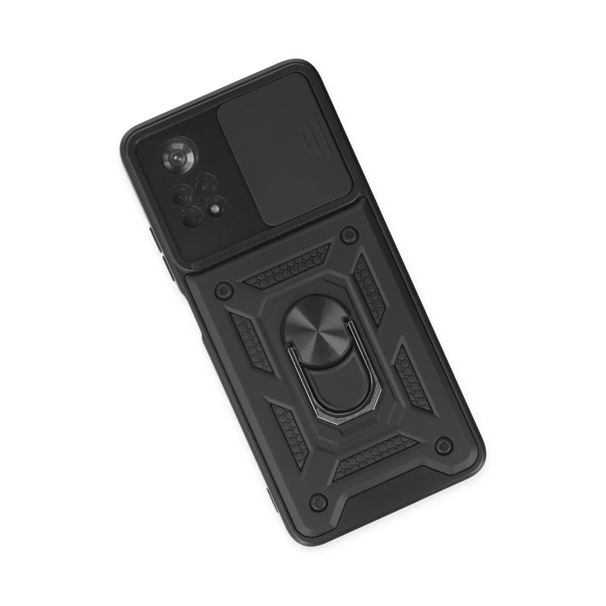 Xiaomi Poco X4 Pro 5g Kılıf Pars Lens Yüzüklü Silikon - Siyah Xiaomi Poco X4 Pro 5g Kılıf Pars Lens Yüzüklü Silikon - Siyah
