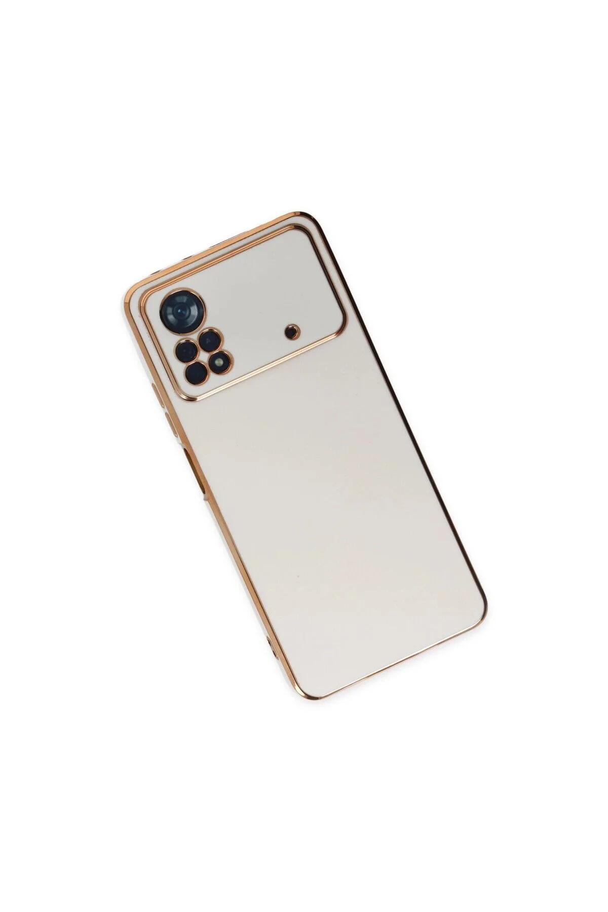 Xiaomi Poco X4 Pro 5g Kılıf Volet Silikon - Beyaz