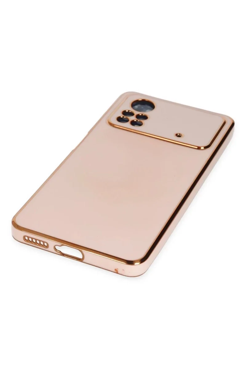 Xiaomi Poco X4 Pro 5G Kılıf Volet Silikon - Pembe