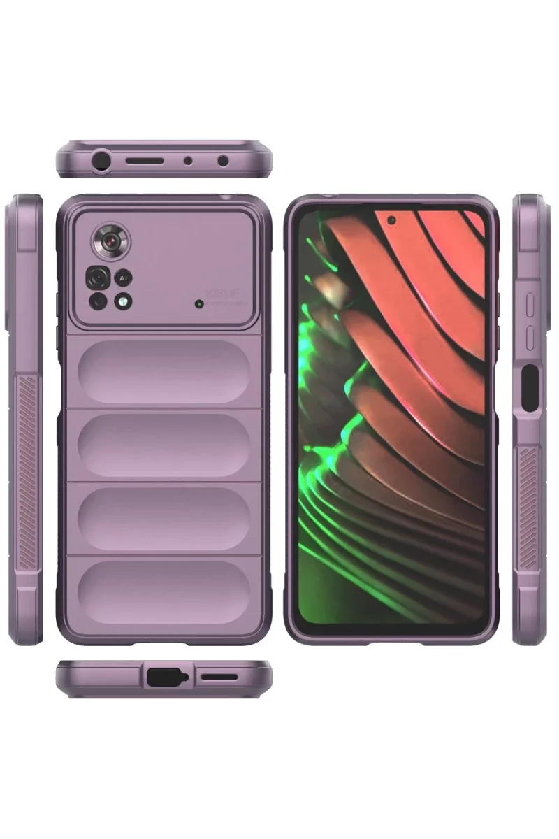Xiaomi Poco X4 Pro 5G Kılıf Optimum Silikon - Mor Fiyatı, Yorumları ve Özellikleri
