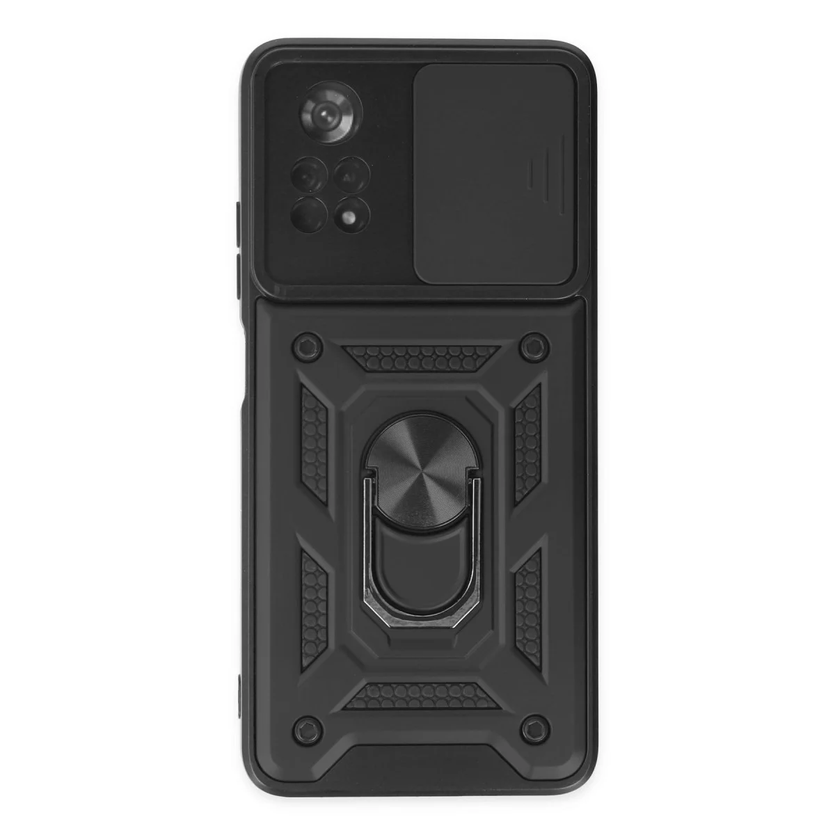 Xiaomi Poco X4 Pro 5g Kılıf Pars Lens Yüzüklü Silikon - Siyah Xiaomi Poco X4 Pro 5g Kılıf Pars Lens Yüzüklü Silikon - Siyah