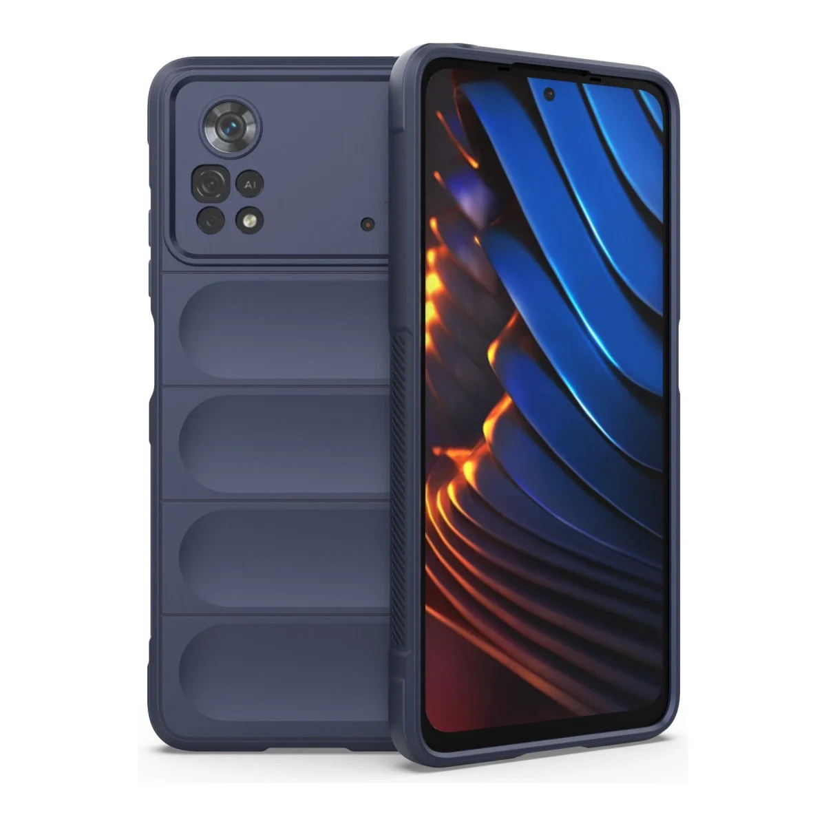 Xiaomi Poco X4 Pro 5g Kılıf Optimum Silikon - Lacivert Xiaomi Poco X4 Pro 5g Kılıf Optimum Silikon - Lacivert