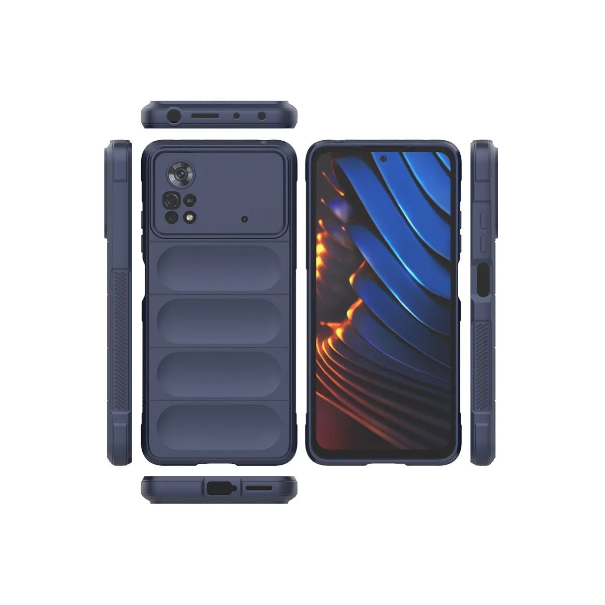 Xiaomi Poco X4 Pro 5g Kılıf Optimum Silikon - Lacivert Xiaomi Poco X4 Pro 5g Kılıf Optimum Silikon - Lacivert