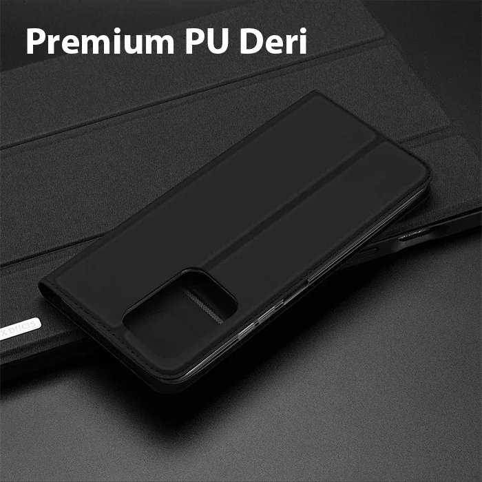 Xiaomi Poco X5 5G Kapaklı Kılıf - Manyetik Flip Deri Koruyucu