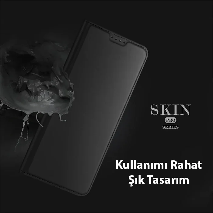 Xiaomi Poco X5 5G Kapaklı Kılıf - Manyetik Flip Deri Koruyucu