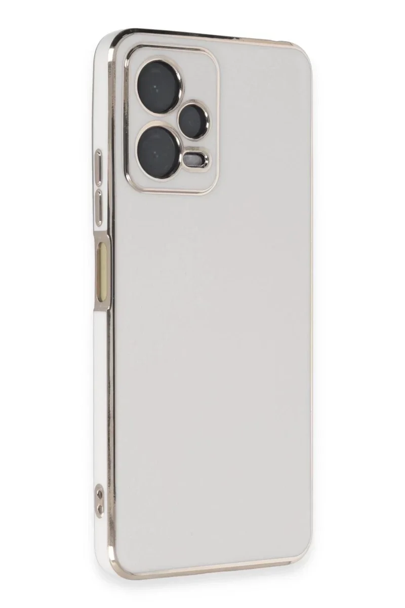 Xiaomi Poco X5 5G Kılıf Volet Silikon - Beyaz