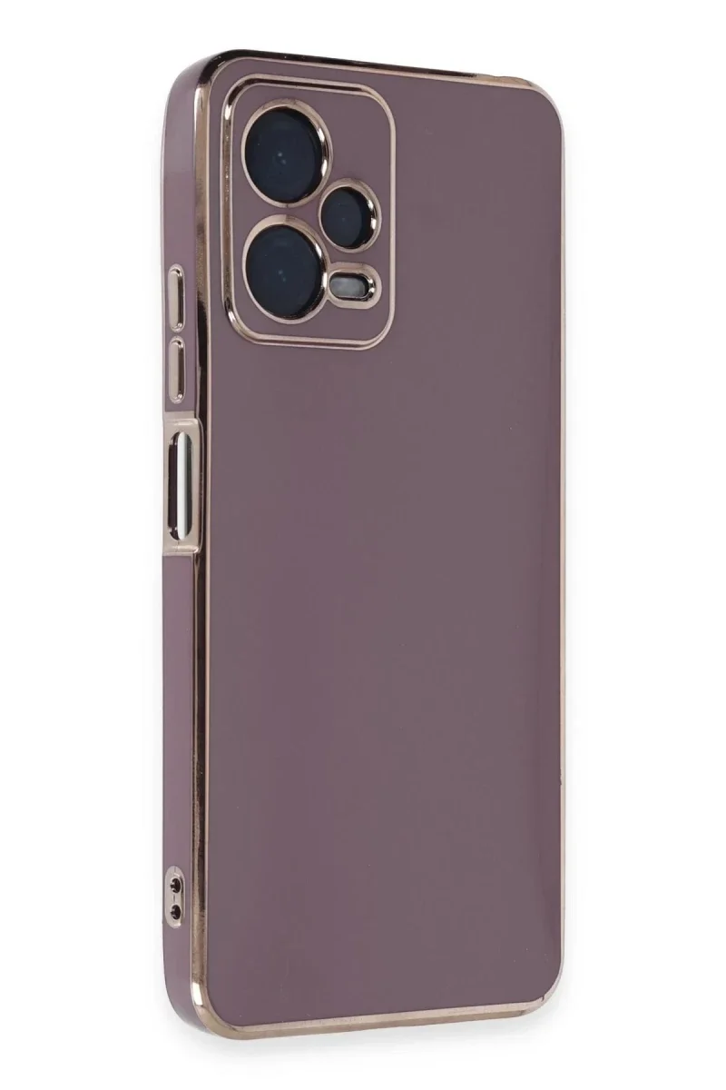 Xiaomi Poco X5 5G Kılıf Volet Silikon - Mor