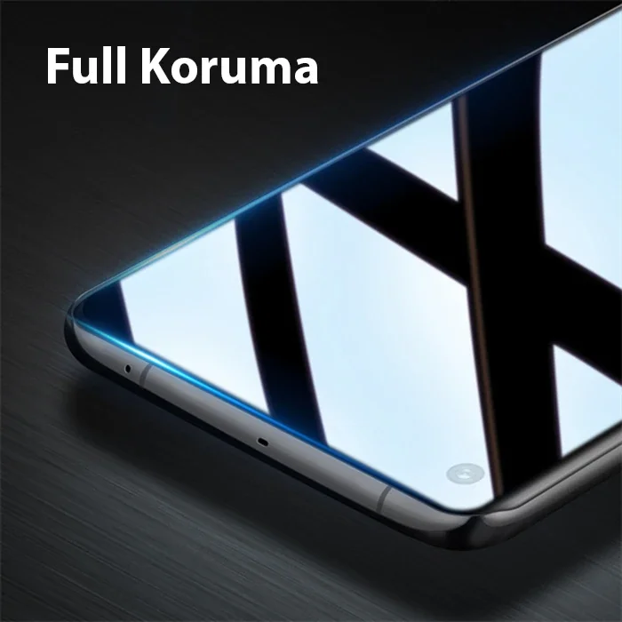 Xiaomi Poco X5 Full Kaplama 9H Temper Cam Ekran Koruyucu - Darbeye Dayanıklı Full Glue