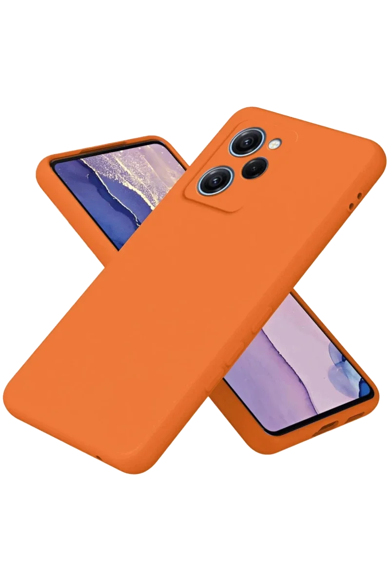 Xiaomi Poco X5 Pro 5G Nano içi Kadife Silikon - Turuncu