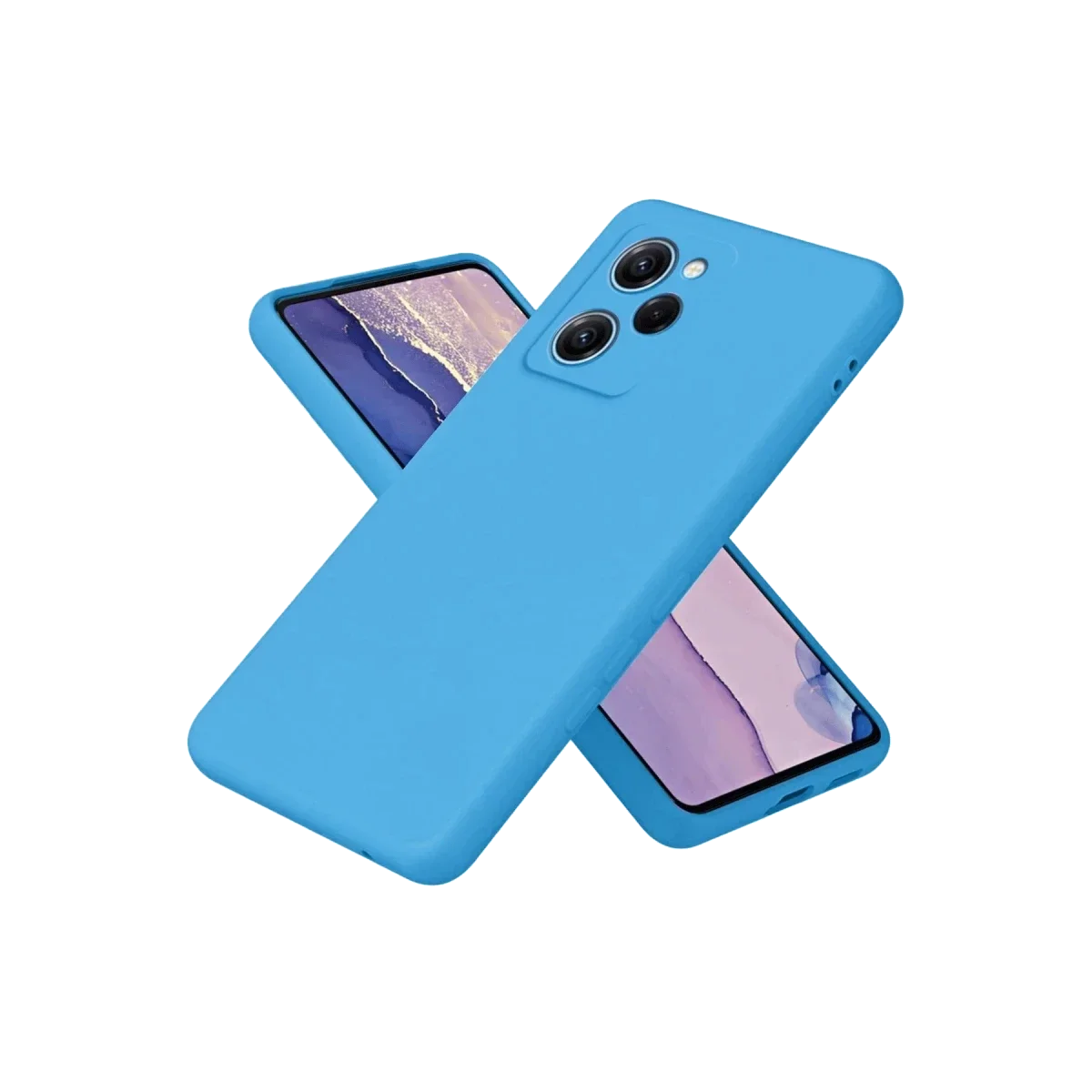 Xiaomi Poco X5 Pro 5G Nano içi Kadife Silikon - Mavi Xiaomi Poco X5 Pro 5G Nano içi Kadife Silikon - Mavi