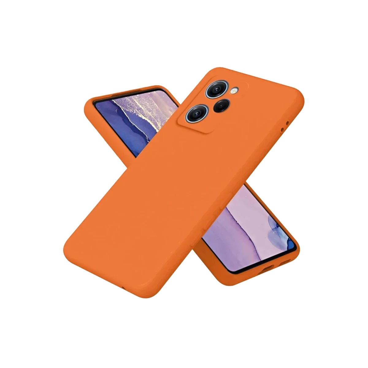 Xiaomi Poco X5 Pro 5G Nano içi Kadife Silikon - Turuncu