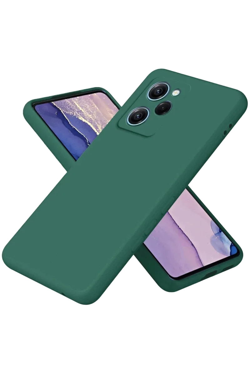 Xiaomi Poco X5 Pro 5G Nano içi Kadife Silikon - Koyu Yeşil Xiaomi Poco X5 Pro 5G Nano içi Kadife Silikon - Koyu Yeşil