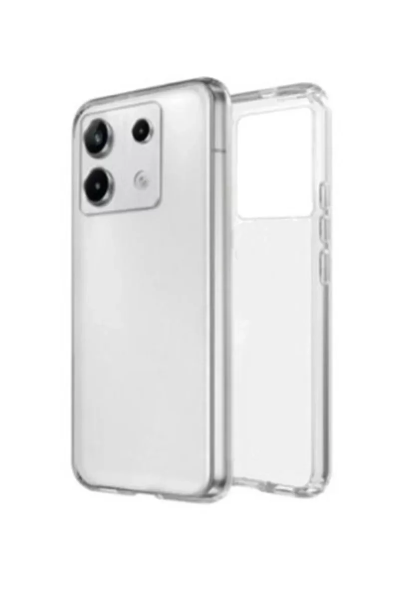 Xiaomi Poco X6 Kılıf Lüx Şeffaf Silikon Xiaomi Poco X6 Kılıf Lüx Şeffaf Silikon