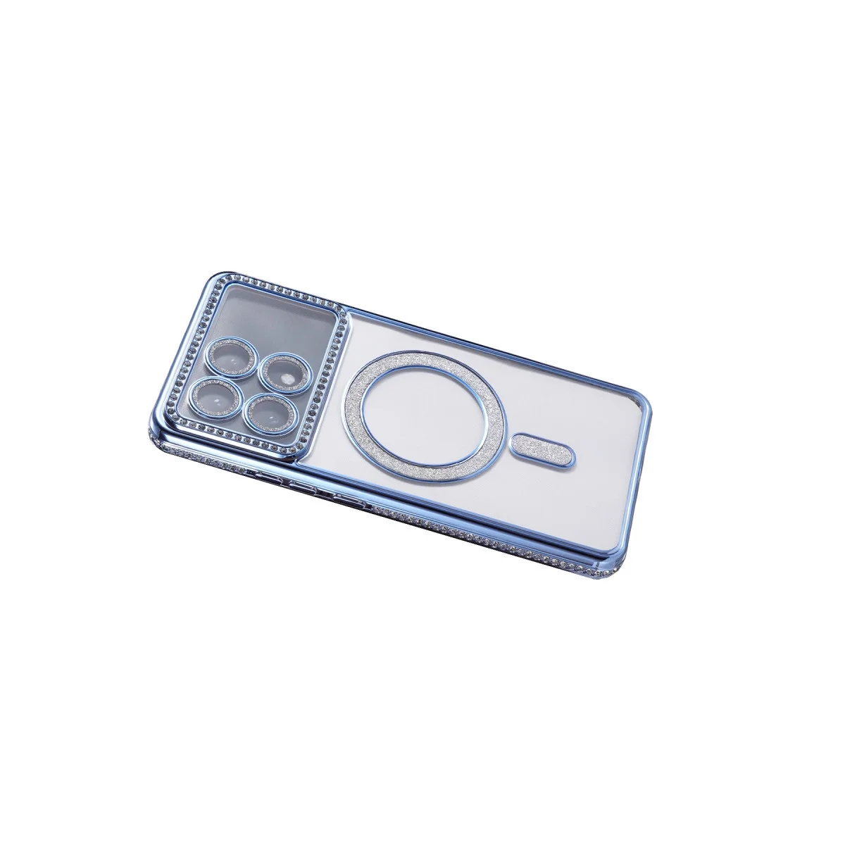 Xiaomi Poco X6 Pro Joke Simli Magneticsafe Kılıf - Mavi Xiaomi Poco X6 Pro Joke Simli Magneticsafe Kılıf - Mavi