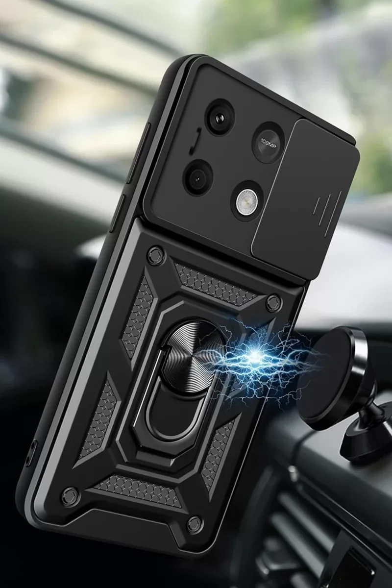 Xiaomi Poco X6 Pro Kılıf Pars Lens Yüzüklü Silikon - Kırmızı Xiaomi Poco X6 Pro Kılıf Pars Lens Yüzüklü Silikon - Kırmızı