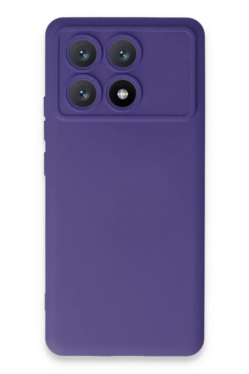 Xiaomi Poco X6 Pro Kılıf Nano içi Kadife Silikon - Mor