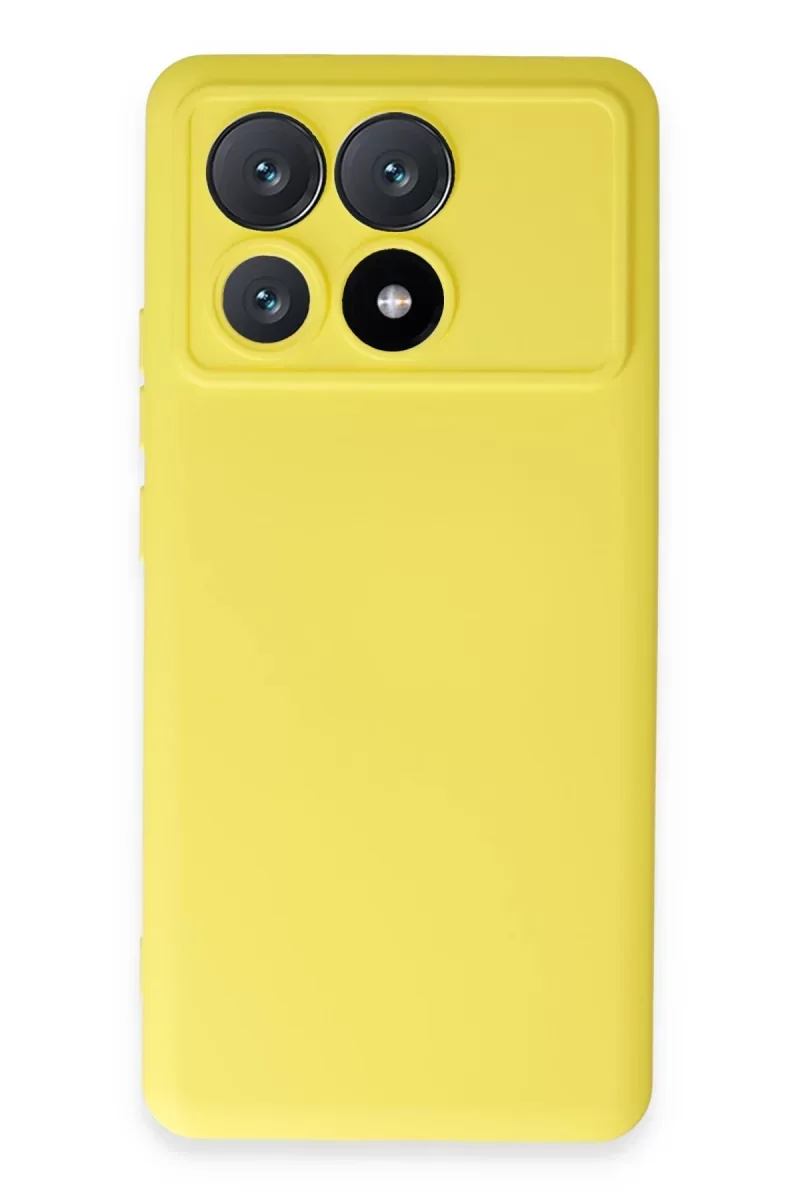 Xiaomi Poco X6 Pro Kılıf Nano içi Kadife Silikon - Sarı Fiyatı, Yorumları ve Özellikleri