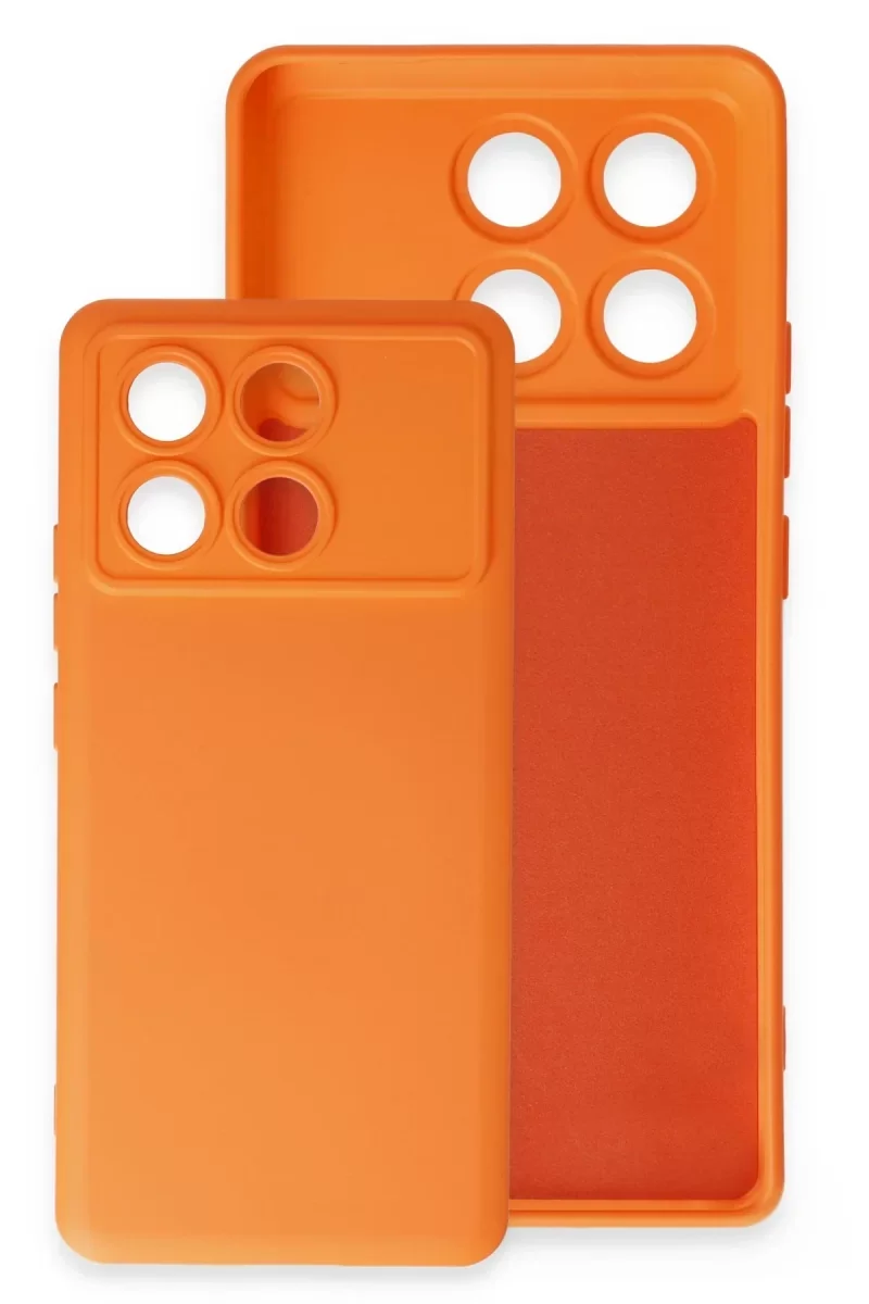 Xiaomi Poco X6 Pro Kılıf Nano içi Kadife Silikon - Pudra Xiaomi Poco X6 Pro Kılıf Nano içi Kadife Silikon - Pudra