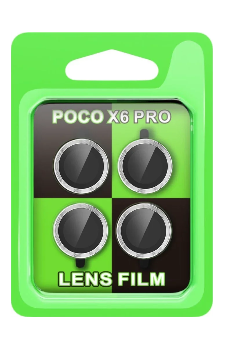 Xiaomi Poco X6 Pro Raze Metal Kamera Lens - Gümüş Xiaomi Poco X6 Pro Raze Metal Kamera Lens - Gümüş