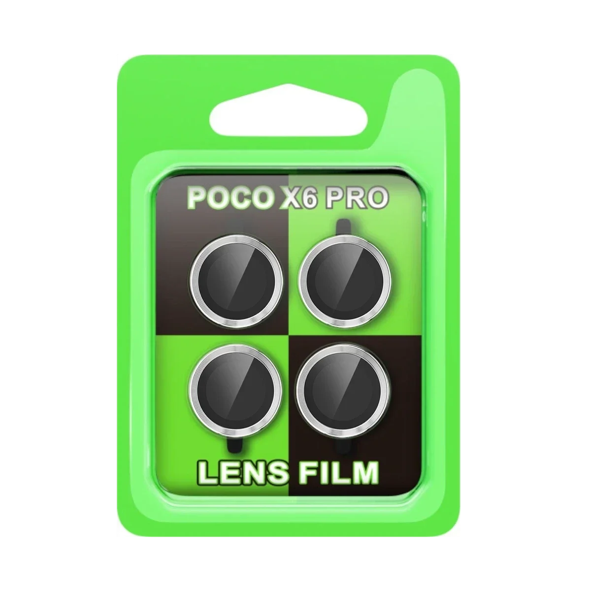 Xiaomi Poco X6 Pro Raze Metal Kamera Lens - Gümüş Xiaomi Poco X6 Pro Raze Metal Kamera Lens - Gümüş