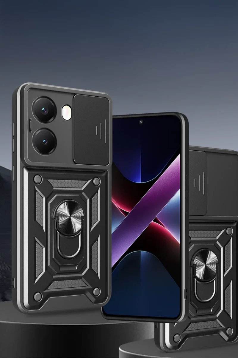 Xiaomi Poco X7 Pro Kılıf Pars Lens Yüzüklü Silikon - Kırmızı Fiyatı, Yorumları ve Özellikleri