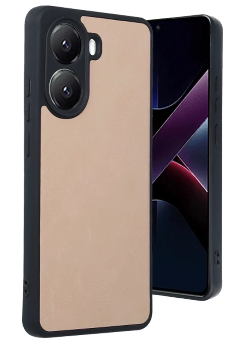 Xiaomi Poco X7 Pro Kılıf Aras Deri Kapak - Pudra