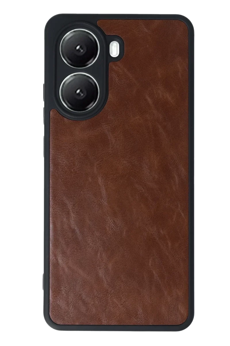 Xiaomi Poco X7 Pro Kılıf Aras Deri Kapak - Taba