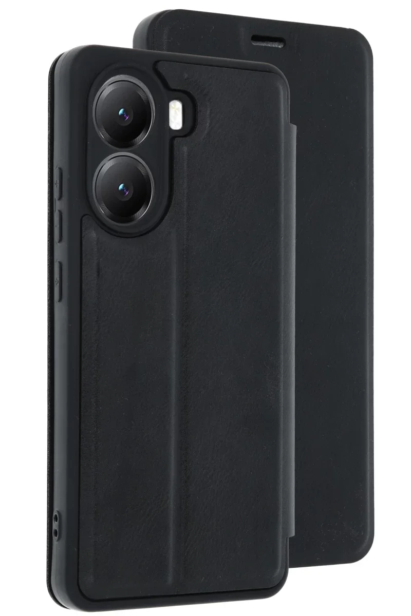 Xiaomi Poco X7 Pro Kılıf Flip Cover - Siyah Xiaomi Poco X7 Pro Kılıf Flip Cover - Siyah