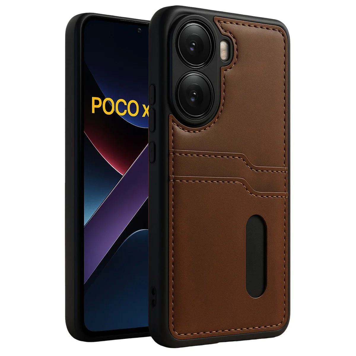 Xiaomi Poco X7 Pro Kılıf Sara Kartvizitli Deri Kılıf - Taba Fiyatı, Yorumları ve Özellikleri