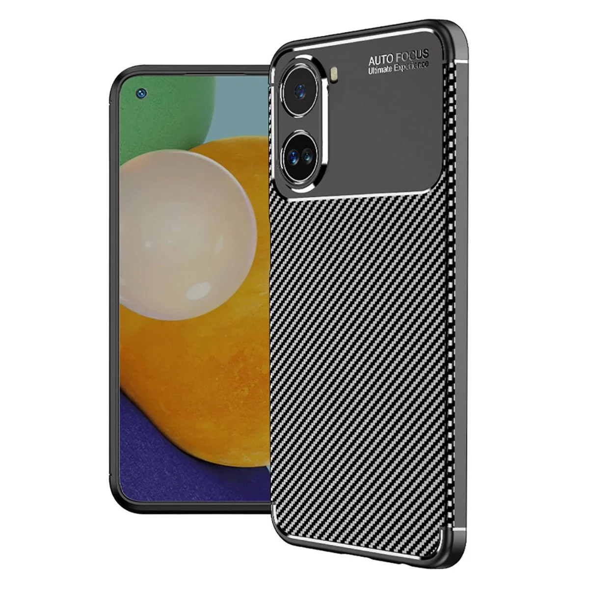 Xiaomi Poco X7 Pro Kılıf Auto Focus Karbon Kapak - Siyah Xiaomi Poco X7 Pro Kılıf Auto Focus Karbon Kapak - Siyah