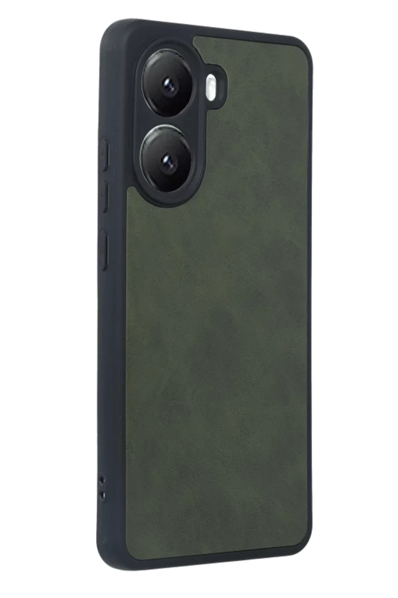 Xiaomi Poco X7 Pro Kılıf Aras Deri Kapak - Koyu Yeşil