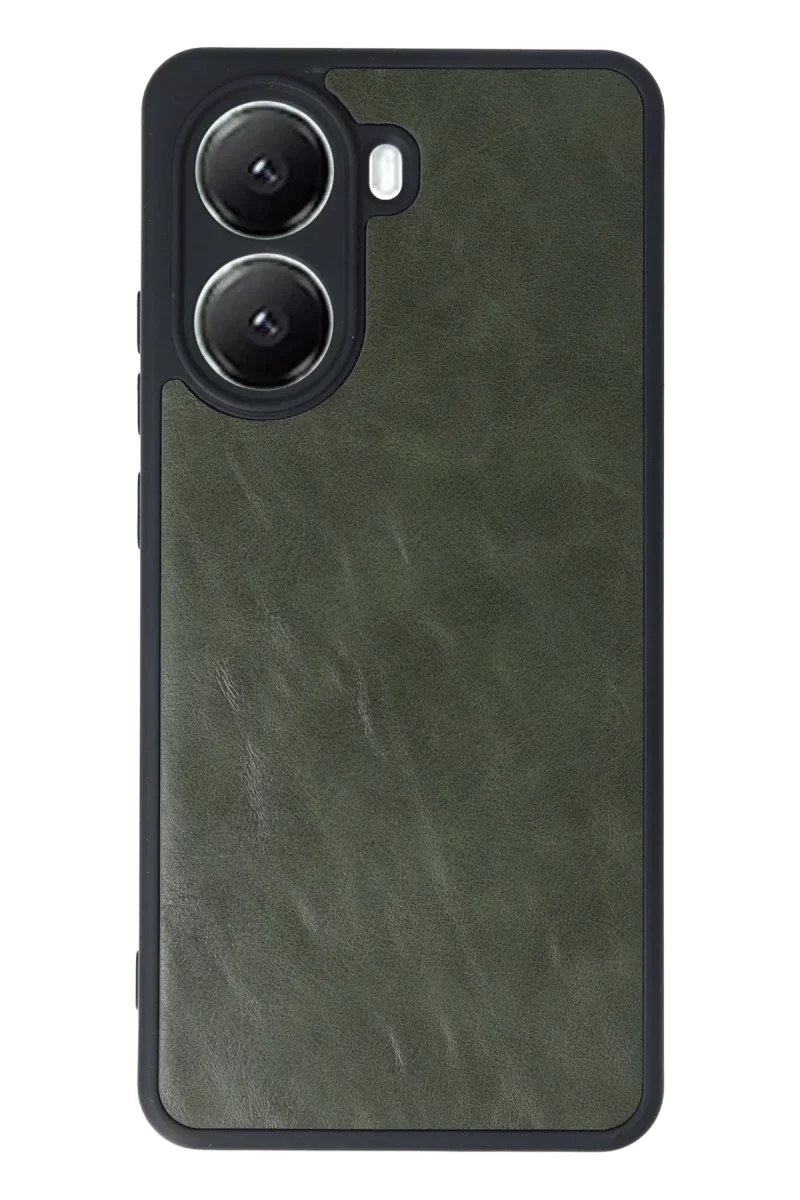 Xiaomi Poco X7 Pro Kılıf Aras Deri Kapak - Koyu Yeşil