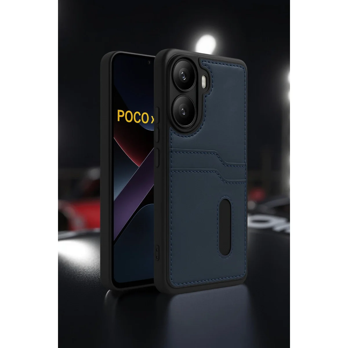 Xiaomi Poco X7 Pro Kılıf Sara Kartvizitli Deri Kılıf - Kırmızı Fiyatı, Yorumları ve Özellikleri