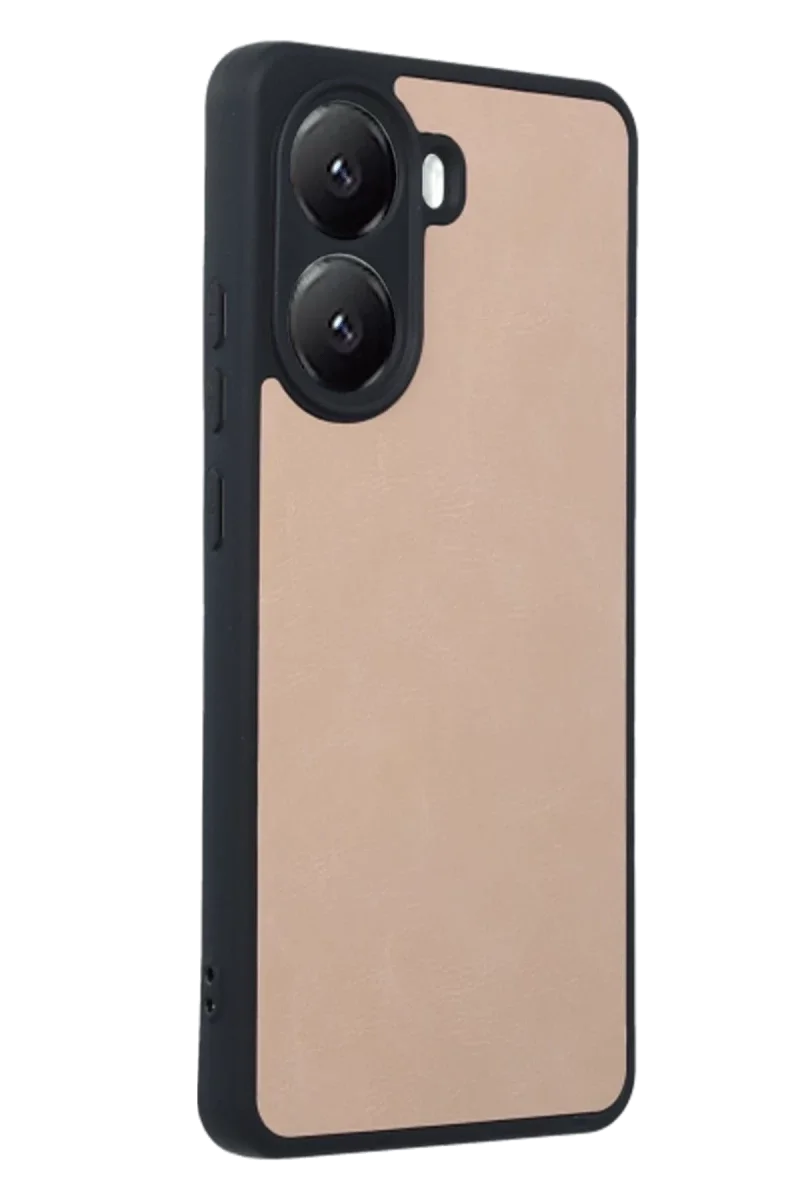 Xiaomi Poco X7 Pro Kılıf Aras Deri Kapak - Pudra