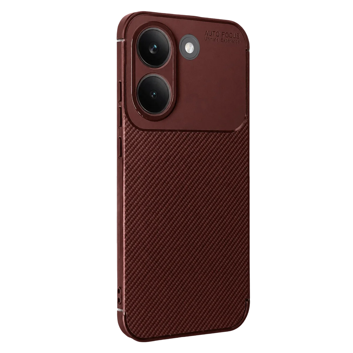 Xiaomi Poco X8 Pro Auto Focus Karbon Kapak - Bordo Xiaomi Poco X8 Pro Auto Focus Karbon Kapak - Bordo