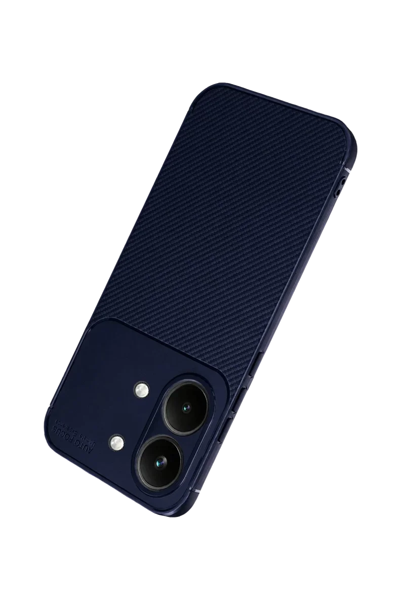 Xiaomi Poco X8 Pro Max Auto Focus Karbon Kapak - Lacivert Xiaomi Poco X8 Pro Max Auto Focus Karbon Kapak - Lacivert