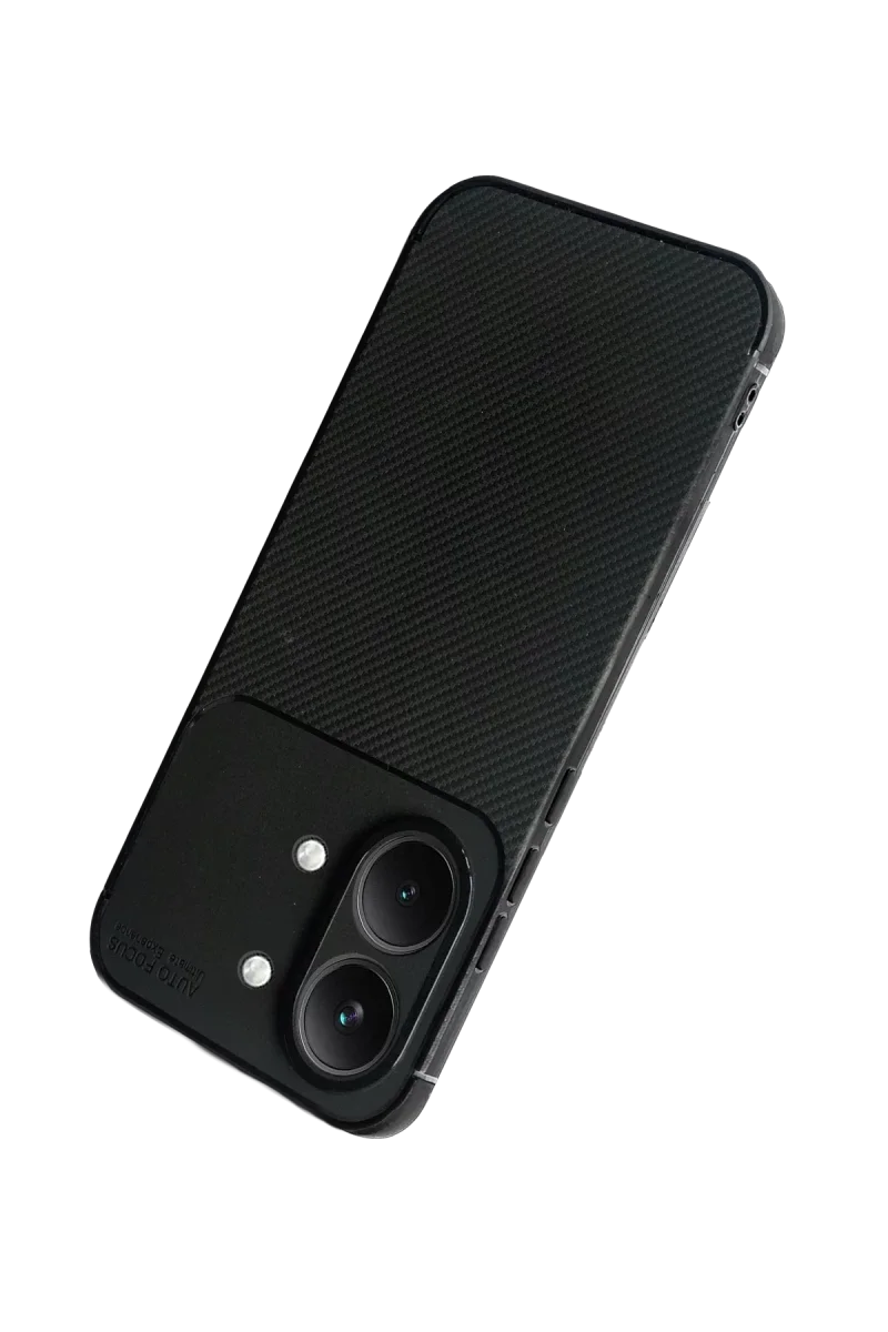 Xiaomi Poco X8 Pro Max Auto Focus Karbon Kapak - Siyah Xiaomi Poco X8 Pro Max Auto Focus Karbon Kapak - Siyah