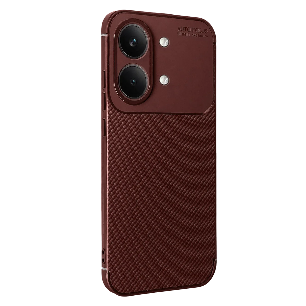 Xiaomi Poco X8 Pro Max Auto Focus Karbon Kapak - Bordo Xiaomi Poco X8 Pro Max Auto Focus Karbon Kapak - Bordo